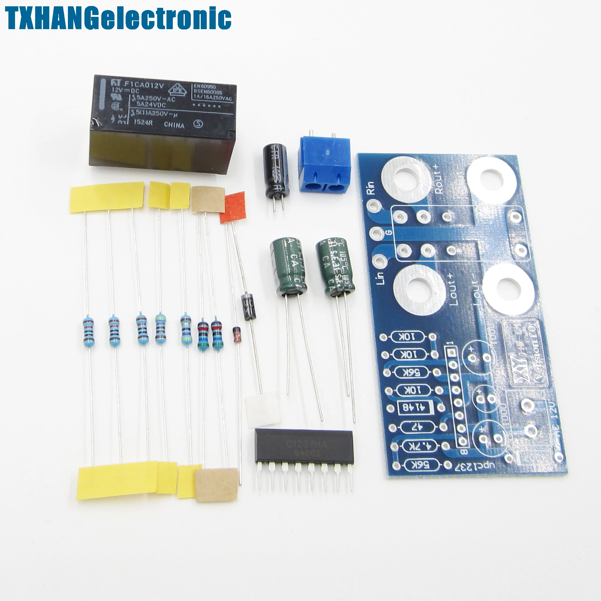 Dual channel UPC1237 Speaker Protection Board Kit Boot Delay DC