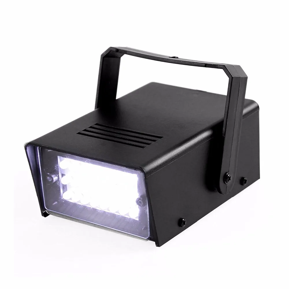 

Aimbinet Mini 24 High-Power LED Stage Lighting Strobe Light . Ideal for Clubs, DJs, Discos, Bars, and House Parties (White)