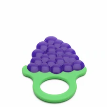 אמא ומלאך חמוד תינוק Teehters רך שיניים מקל Teether ללעוס צעצוע עבור תינוק ילדים סיליקון מזון מזין משלוח חינם, כדי-005-5