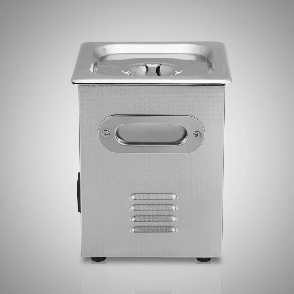 Industry Heated Ultrasonic Cleaner Best Equip Commercial 60W Power Heater Digital Timer Stainless Stee 2L | Инструменты