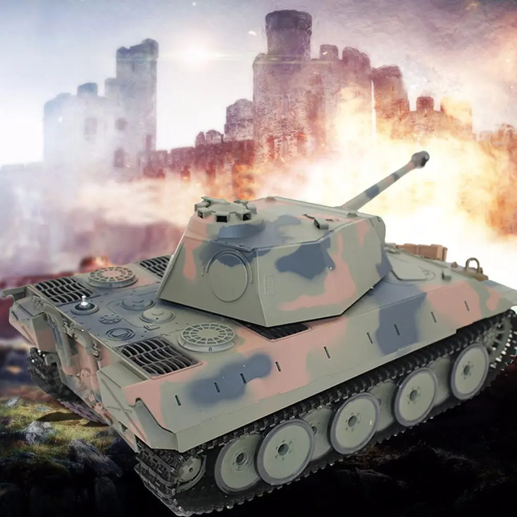 RC 1/16 масштаб стрельба BB пули Танк набор военный автомобиль пульт дистанционного
