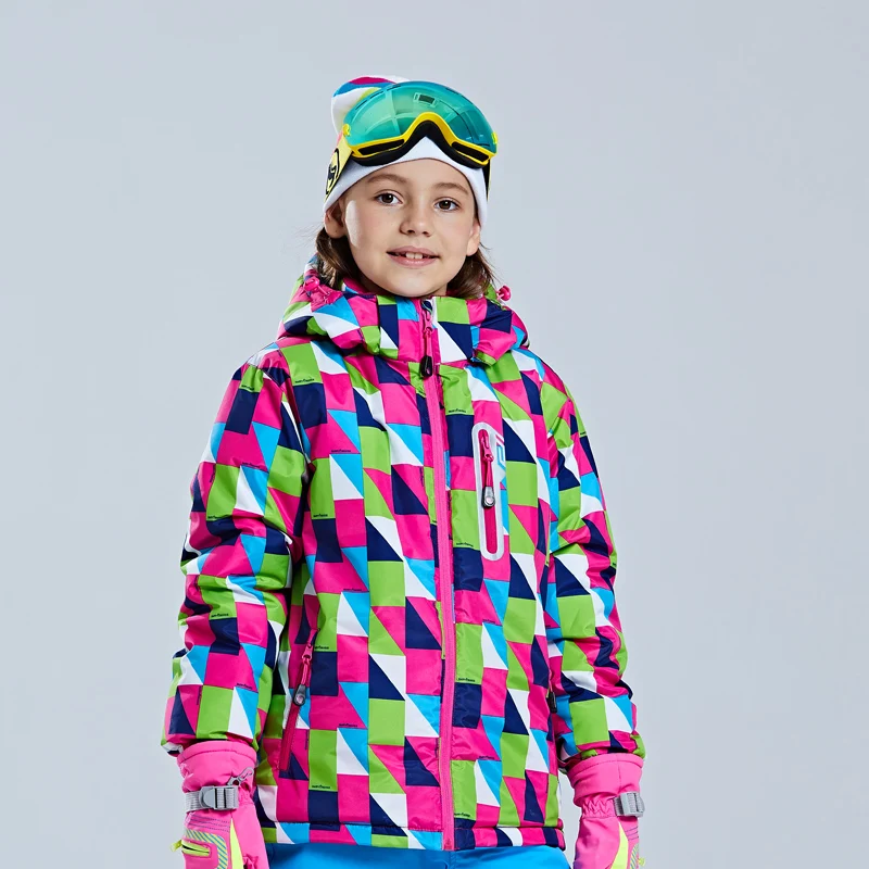 Kopen Kinderen Ski Jas Verdikte Jongen Outdoor Pak Warme en Koude proof Ski Jurk meisje Bergbeklimmen Jurk waterdichte Winter