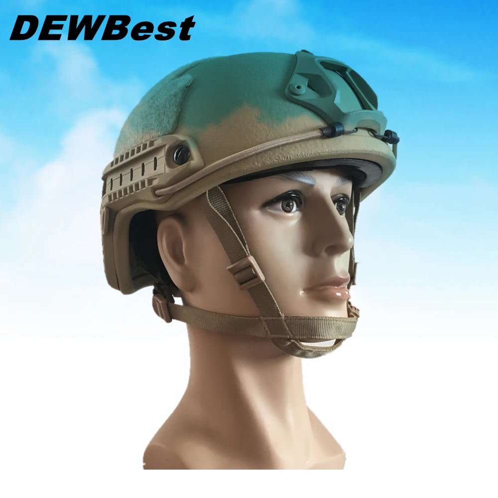 

NIJ IIIA FAST Bulletproof helmets US Army Helmet NIJ Standard Bulletproof Helmet Military Tactical helmets with report