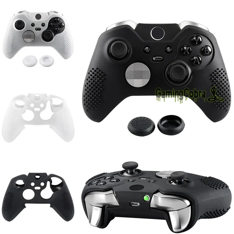 

Soft Anti-slip Silicone Controller Cover Skins Thumb Grips Caps Protective Case for Xbox One Elite
