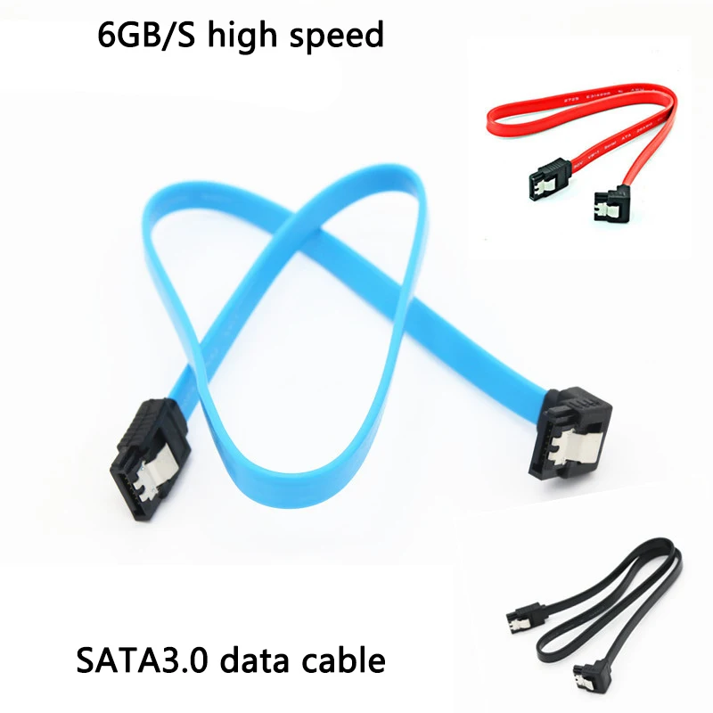 

50CM SATA 3.0 Cable Wire Computer Cables Connectors 6GB/s Drive Adapters Cable Cord For HDD/ SD Hard Drive High Quality