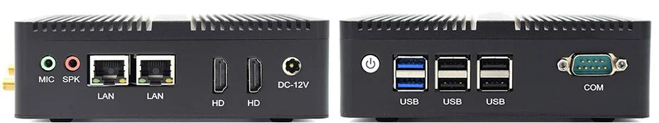 Topton четырехъядерный 3160 J1900 безвентиляторный мини-ПК Windows 7 10 Dual NIC wifi Linux Pfsense маршрутизатор брандмауэр сервер AES-NI поддерживается