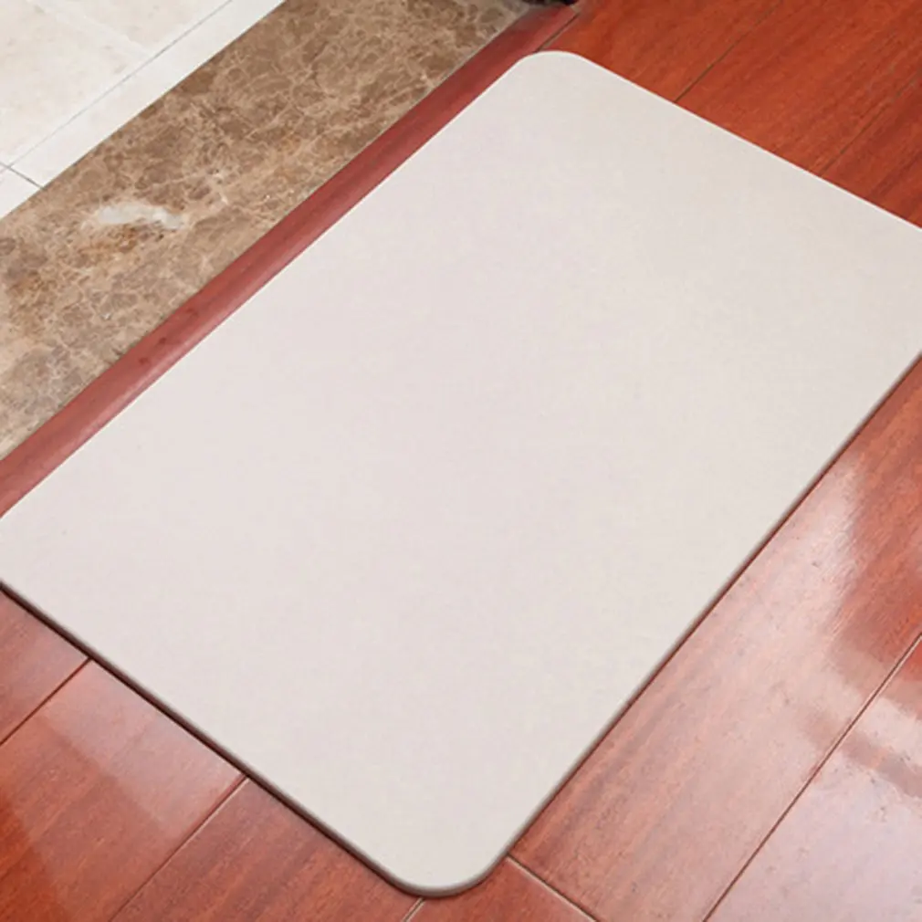 Natural Diatomaceous Earth Absorbent Pad Diatom Mud Floor Mat Bathroom