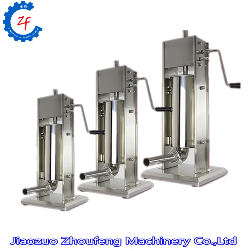 5L homemade sausage stuffer filler stainless steel manual sausage filling machine kitchen tool meat processor sausage maker 5L homemade sausage stuffer filler stainless steel manual sausage filling machine kitchen tool meat processor sausage maker