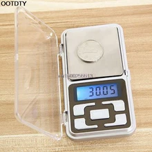 Карманные цифровые весы для ювелирных изделий 500 г/0,1 г противовес электронные клавиши из abs