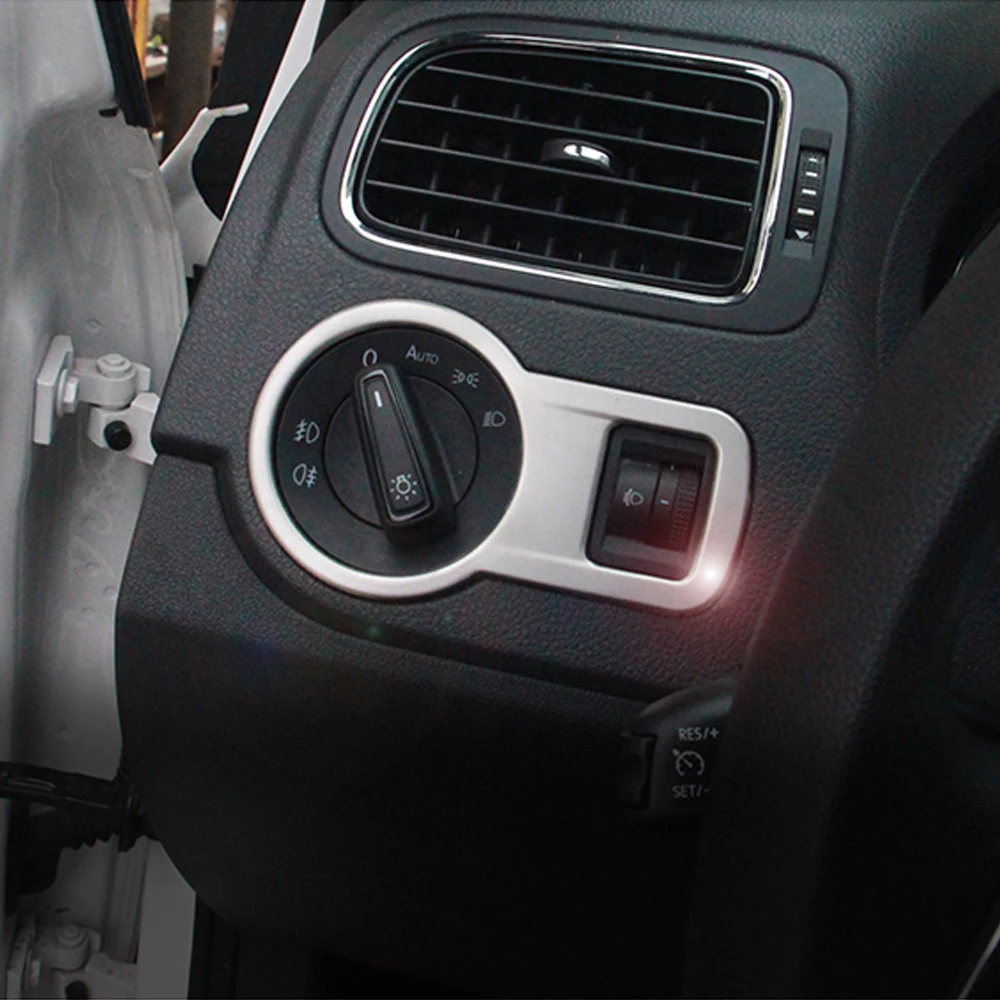 Новый дизайн из нержавеющей стали для Volkswagen VW POLO 2014 2015 автомобильные