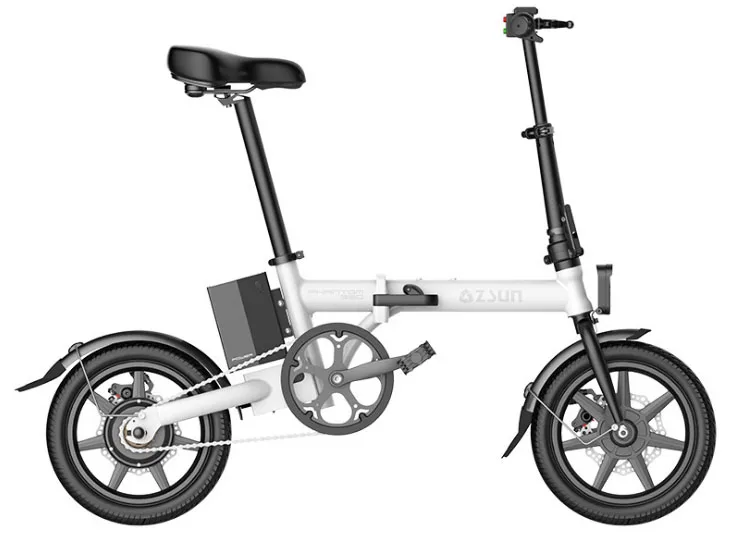 Flash Deal Lithium Electric Folding Electric Bicycle 12 inch 36V One Wheel Adult Mini ortable 2