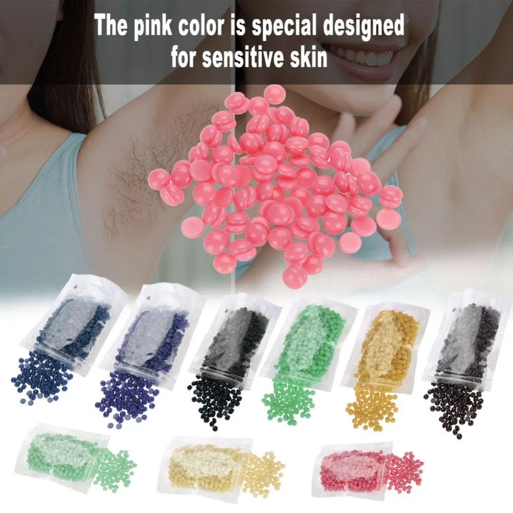 9 Types Depilatory Hard Wax Bean Arm Body Hair Removal Beeswax Pellets
