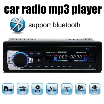 

audio New style 12V Car radio aux in,FM Radio MP3 Audio Player Support Bluetooth Phone with USB/SD MMC Port audio In-Dash 1 DIN