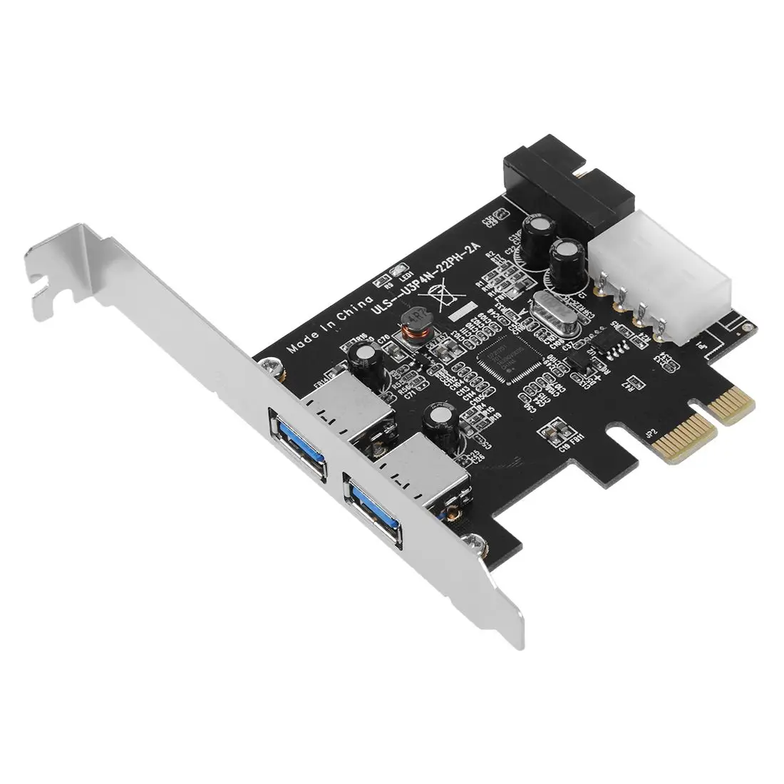 USB 3,0 плата расширения 2 порта USB 3,0 PCI-E PCI Express 19 pin 4 pin IDE разъем низкий профиль