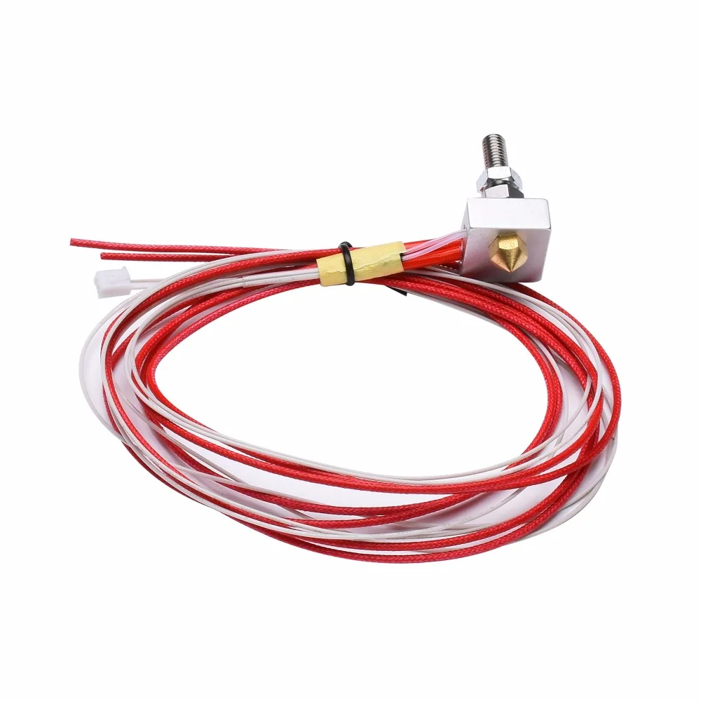 Extruder kits For i3 3D Printer 0.3mm Brass nozzle Aluminum heat block &amp 1.75mm Throat Thermal Sensors heating pipe | Компьютеры и