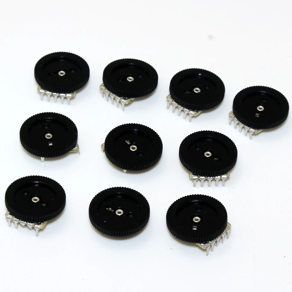 10PCS 103 Gear Potentiometer 10K 5 Pin Dial Potentiometerin