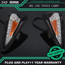 Hot sale ! 12V 2pcs/1set 6000k LED DRL Daytime running light case for Toyota Camry 2015 2016 LED fog lights Car styling Hot sale ! 12V 2pcs/1set 6000k LED DRL Daytime running light case for Toyota Camry 2015 2016 LED fog lights Car styling