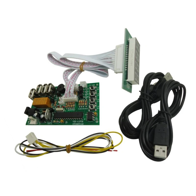 

JY-18B Coin Operated USB Time Controlling Timer Board Power Supply for Arcade Coin Acceptor USB Controlling device