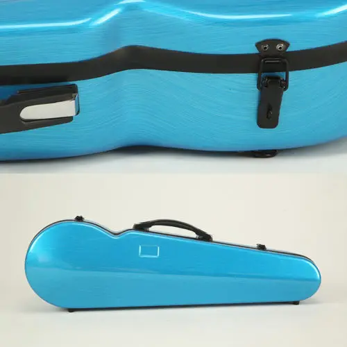 

Full Size Violin Case 4 4 High Strength Composite Material Light 1.9kg Blue