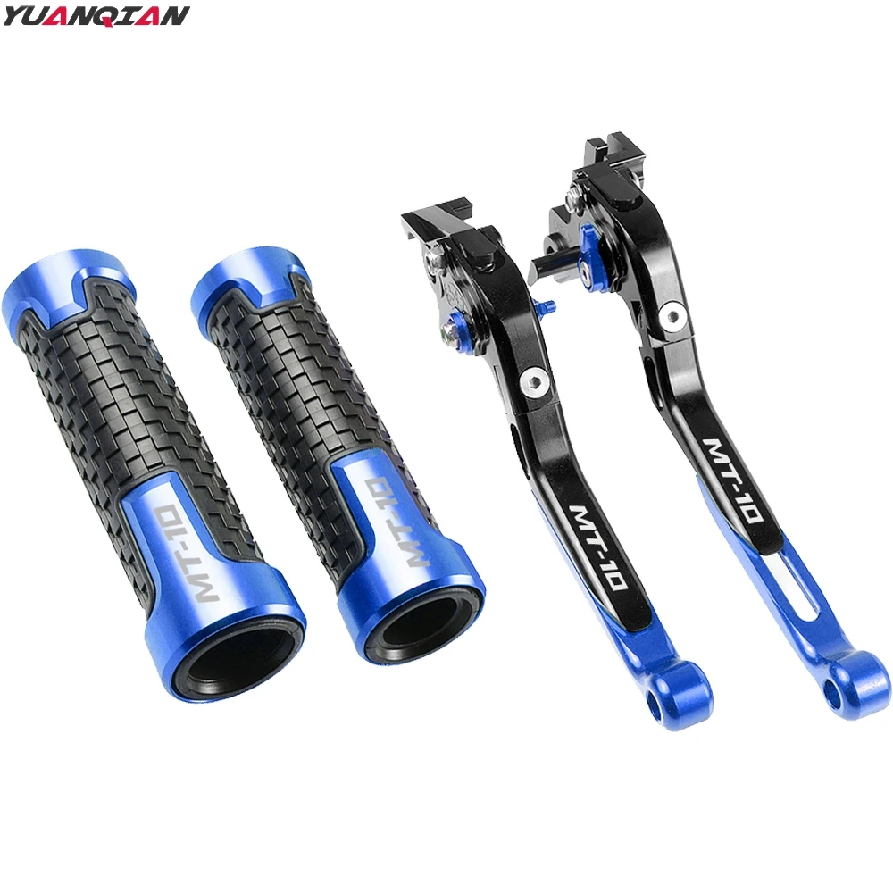 

For YAMAHA MT-10 MT 10 MT10 2016 Adjustable Foldable Extending Motorcycle Brake Clutch Levers Handlebar Hand Grips Set