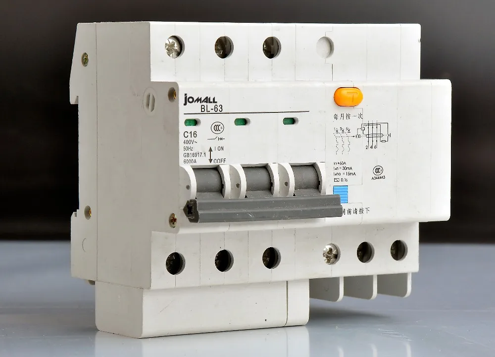 

DZ47L-63 63Amp 3 pole mini type earth leakage circuit breaker