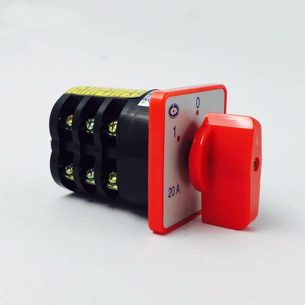 

HZ5-20/4 M05 Universal Change-over Switch Electric Welding Machine Switch Group Combine Switch 3 Archives 4KW switch