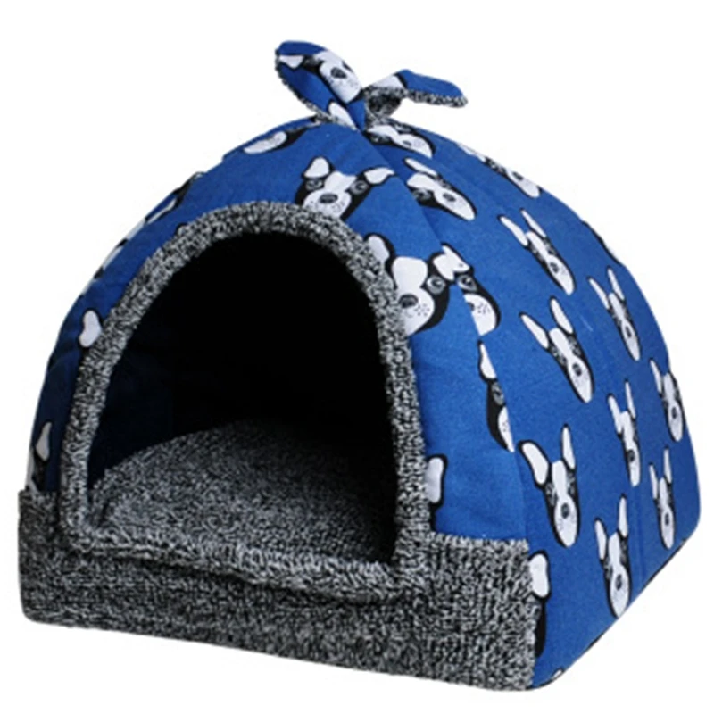 KIMPETS кровать и диван для домашних животных, домик для собак, мягкое собачье гнездо, питомник для щенков, кошек, больших размеров, маленьких и средних собак, домашних животных - Цвет: Black