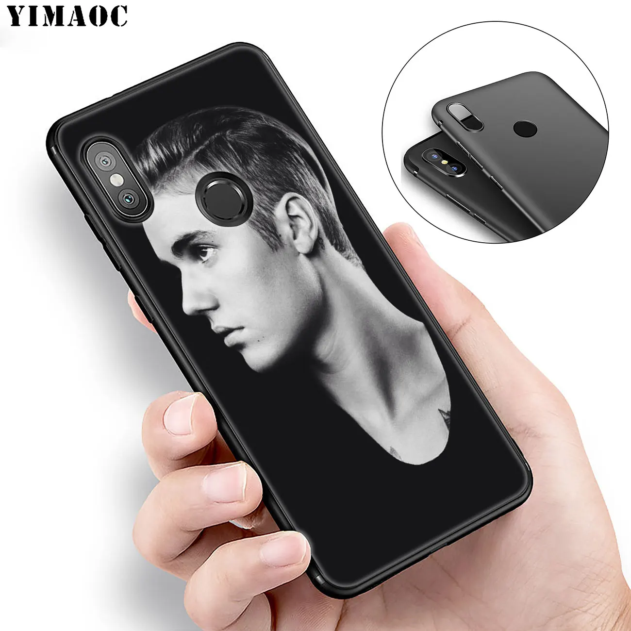 YIMAOC Justin Bieber 1994 Soft Silicone Phone Case for Xiaomi Redmi 6A 5A Note 7 4 4X 5 Plus 6 Pro Mi Plus Black TPU Cover
