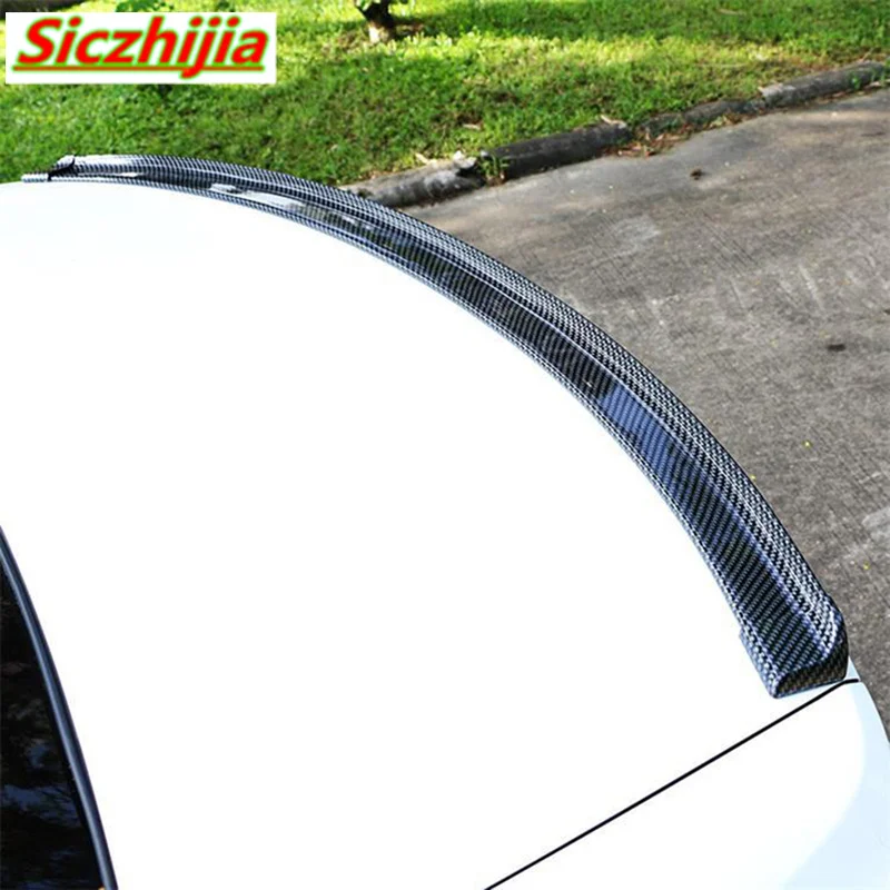 

1.5 m carbon fiber car rear lip bumper separator spoiler for Skoda Octavia Fabia Rapid Superb Yeti Roomster