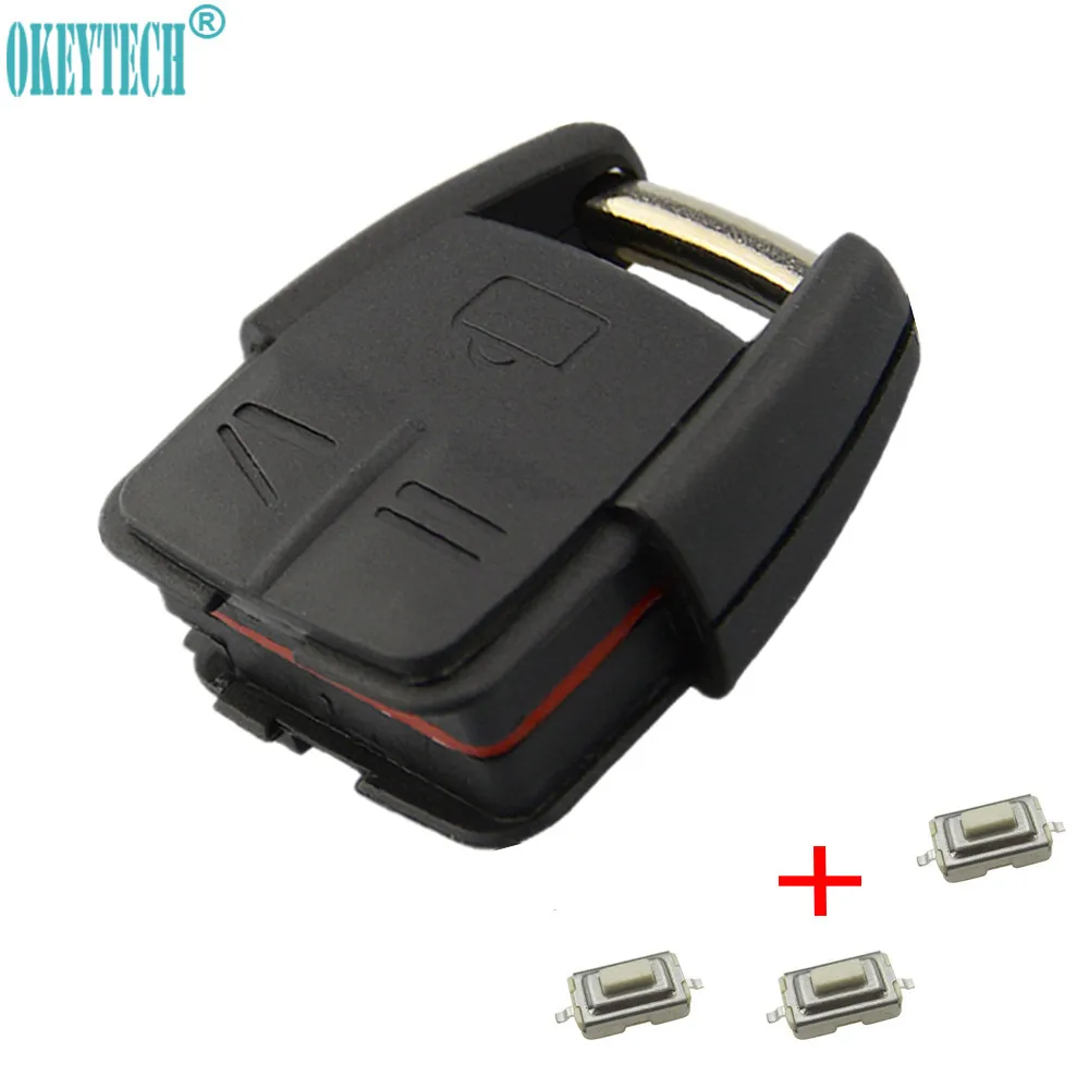 Car key shell for opel