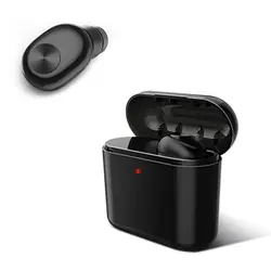 Мини Bluetooth наушники левый и правый уха Универсальный bluetooth-гарнитура с микрофоном Спорт Музыка вкладыши Беспроводной Bluetooth наушники