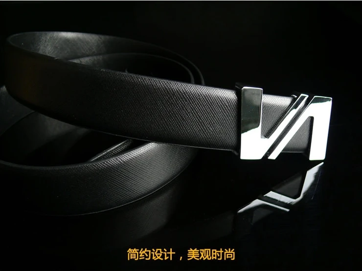 Limited New Arrive Apparel Accessories Europe&America Belts Silver Metal Buckle Belts For men