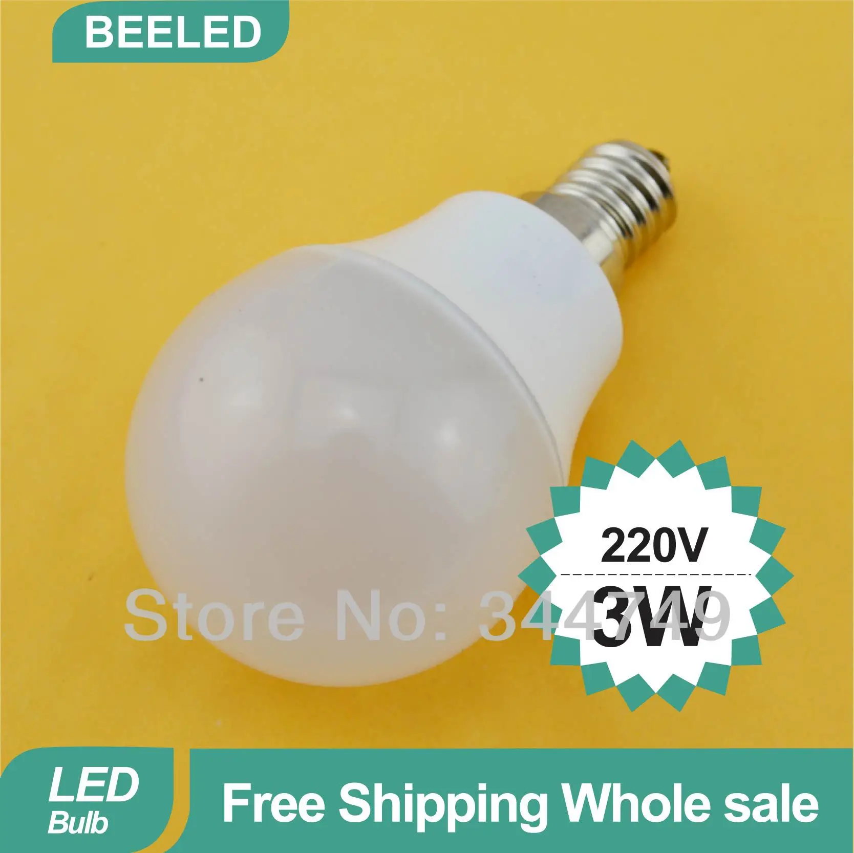Free shipping China Post 2835 SMD High Quality Light Bulb 3W LED Bulb