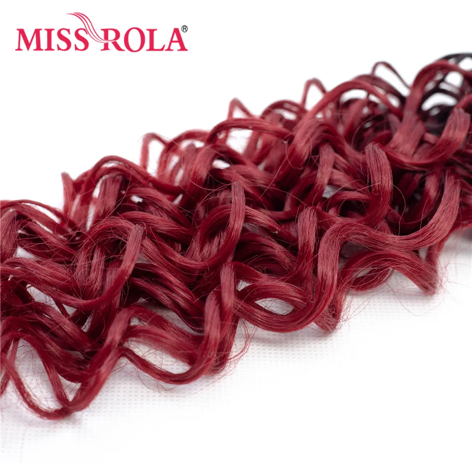 Sintético Extensões de Cabelo Encaracolado Ombre Colorido