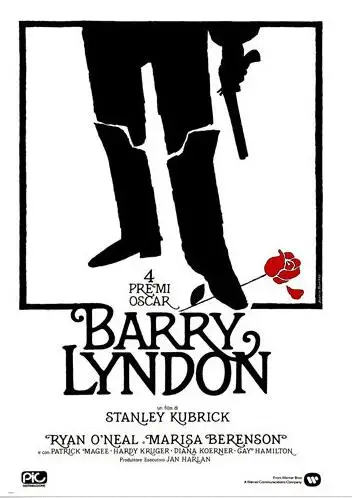 1975 Барри Линдон управляемый Стэнли Кубрик постер фильма RYAN О 'Нил Шелковый