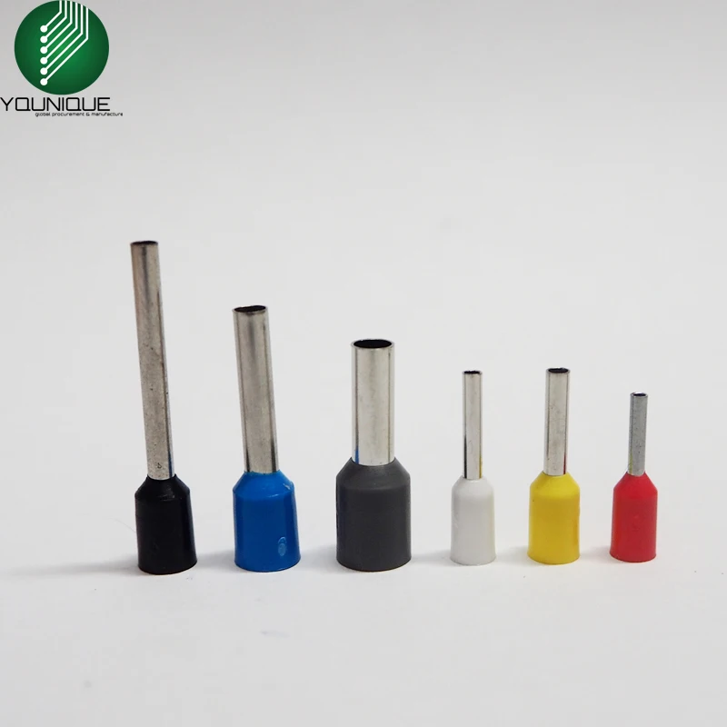 

1000 PK Crimp Connector Wire Ferrules Insulated Copper Terminals H-8mm #24 #22 #20 #18 #16 #14 AWG