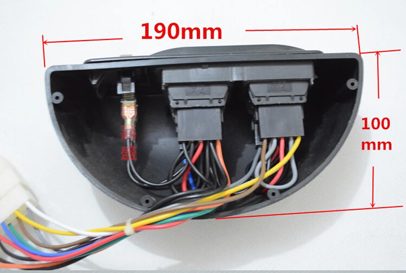 Универсальный полумесяц стиль выключатели стеклоподъемника 12v с держателем и жгут проводов 3 шт в комплекте жгут# J-3436