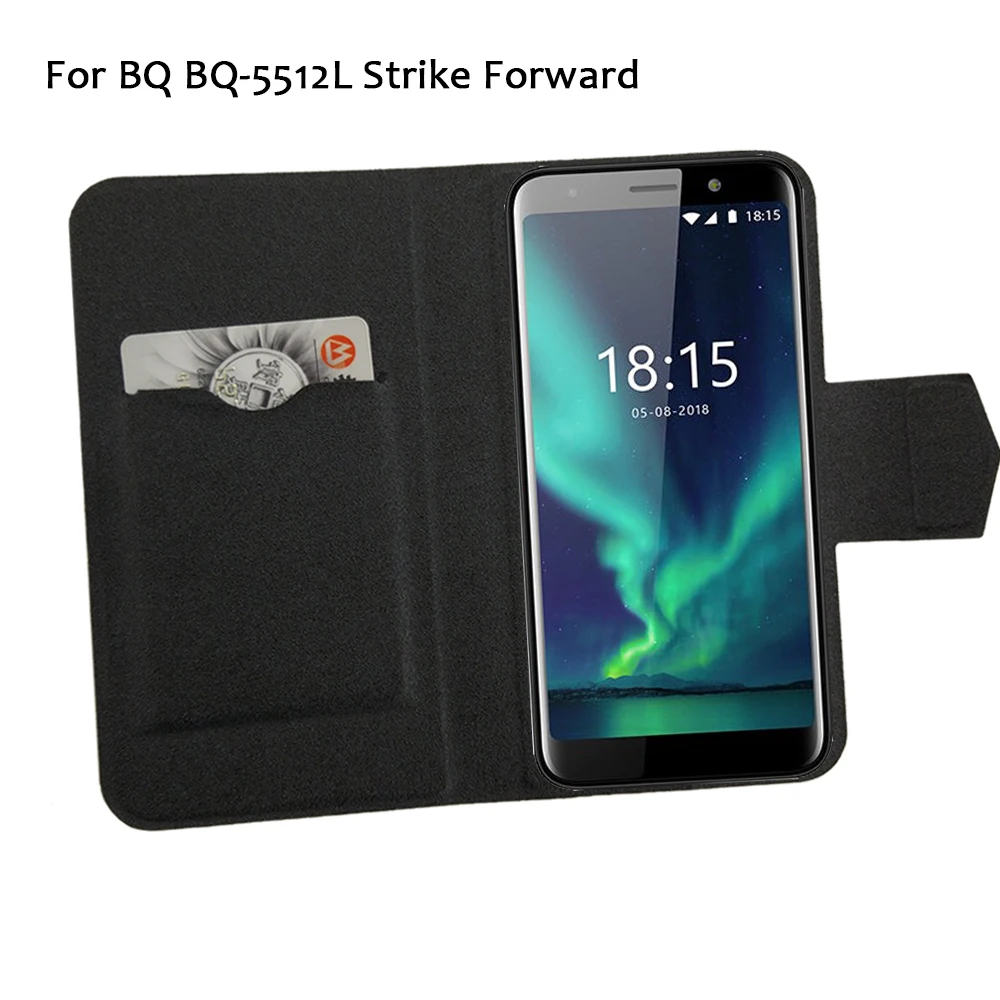 

5 Colors Hot! BQ BQ-5512L Strike Forward Case Phone Leather Cover, Protective Full Flip Stand Leather Phone Shell Cases