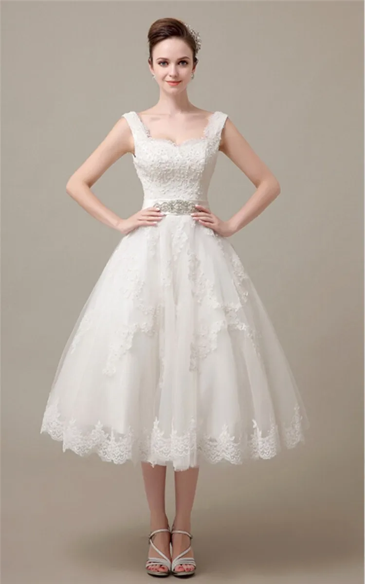 Mid calf cocktail dresses for wedding guests