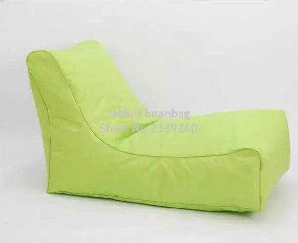 COVER ONLY , no filler-Brown Large Bean Bag Banana Giant indoor/Outdoor Waterproof Bags L -Shape no stuffings inside