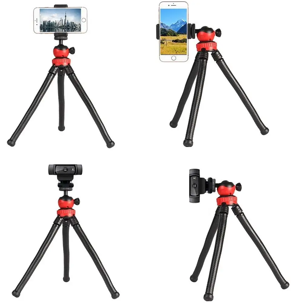 Портативное световое Фотооборудование комплект 10 ''световое кольцо видео свет и телефон штатив подставка для сотового телефона фотостудии ...