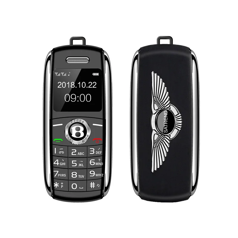 

Pocket Mini Car Key Phone Fsmart V8 Smallest Bluetooth dialer telephone MP3 Magic voice Dual SIM Card Super Small Mobile phone