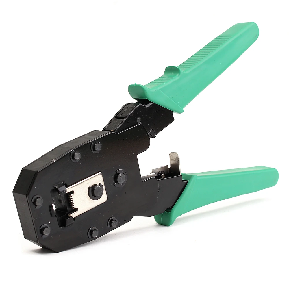 9 шт./компл. RJ45 RJ11 RJ12 CAT5 CAT5e Портативный локальной сети Набор инструментов для ремонта ethernet-кабель тестер плоскогубцы инструмент зажим разъем