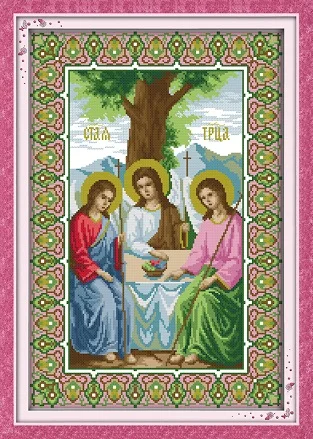 Joy Sunday religion рукоделие R291(1)(2)(3) R417(4) 14CT11CT Счетный и штампованный домашний декор религия вера наборы для вышивки крестом - Цвет: R291(2)