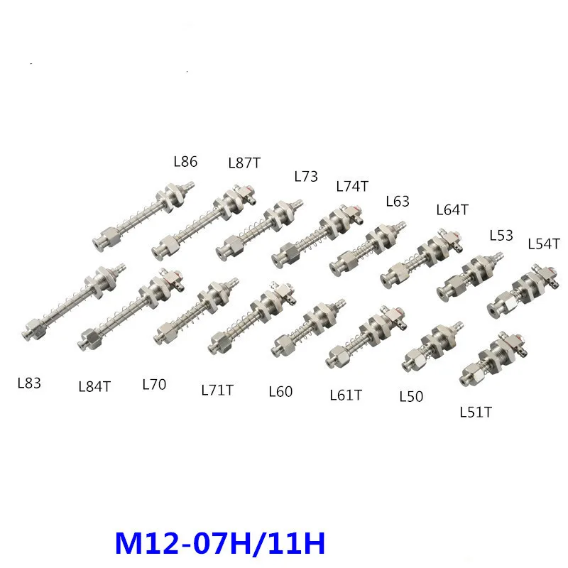 

Robot Manipulator fittings Vacuum Pad sucker link rod base Hardware chuck holder M12-07H quick connect