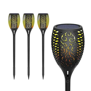 

Solar Flame Flickering Garden Lawn Lamp Led Torch Light Dancing Flame Light Waterproof Outdoor Solar Panel Garden Decor Lamp