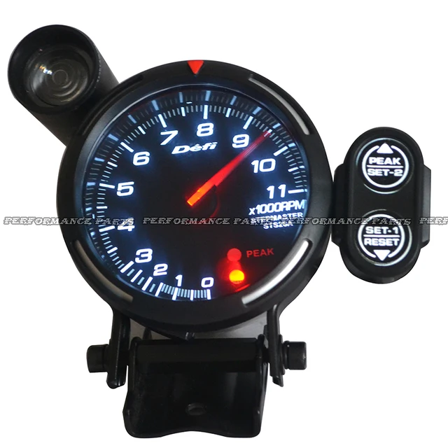 Free Shipping: White Light RPM Racing Car Gauge 80mm Auto ...