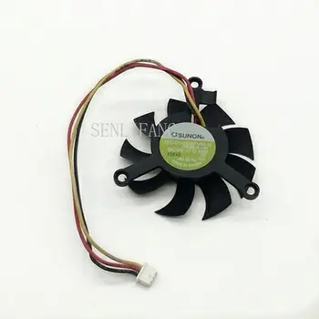 

for Genuine SUNON graphics card fan GC054507VH-8 5V line 0.6W 3 notebook fan