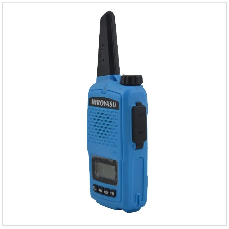 Мини Walkie Talkie hiroyasu q1626 UHF 400-470 мГц 16 Каналы Портативный двусторонней Радио (Цвет синий)