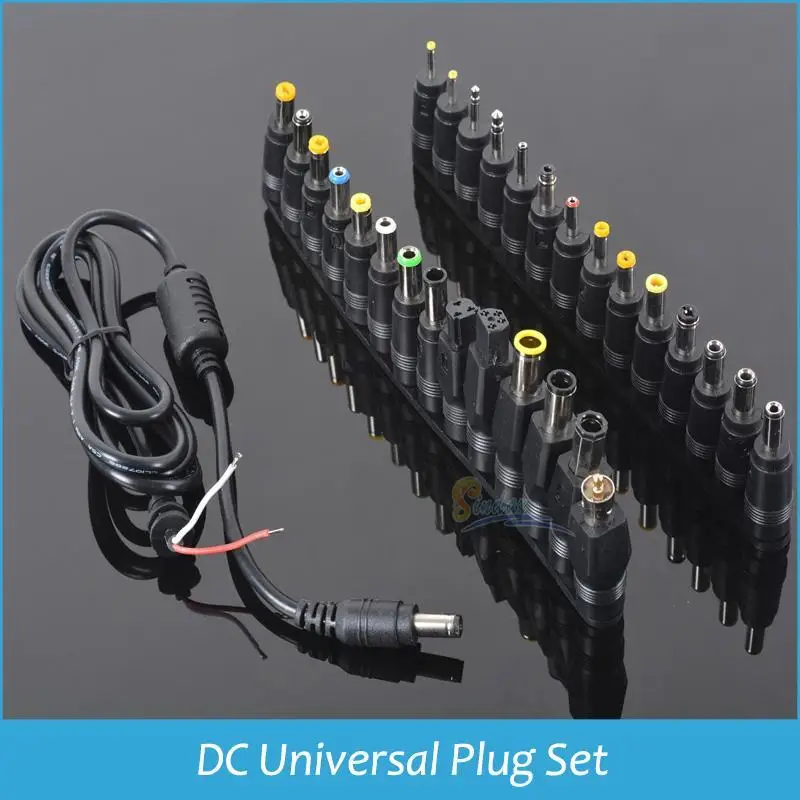 

Sindax 28 in 1 Universal Laptop Notebook AC DC Charger Power Adapter With Cable Universal DC Charger Tips Adapter